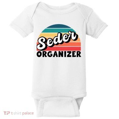 Funny Passover Seder Organizer Jewish Passover Leader Baby Bodysuit