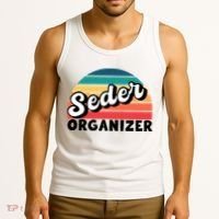 Funny Passover Seder Organizer Jewish Passover Leader Tank Top thumb 3