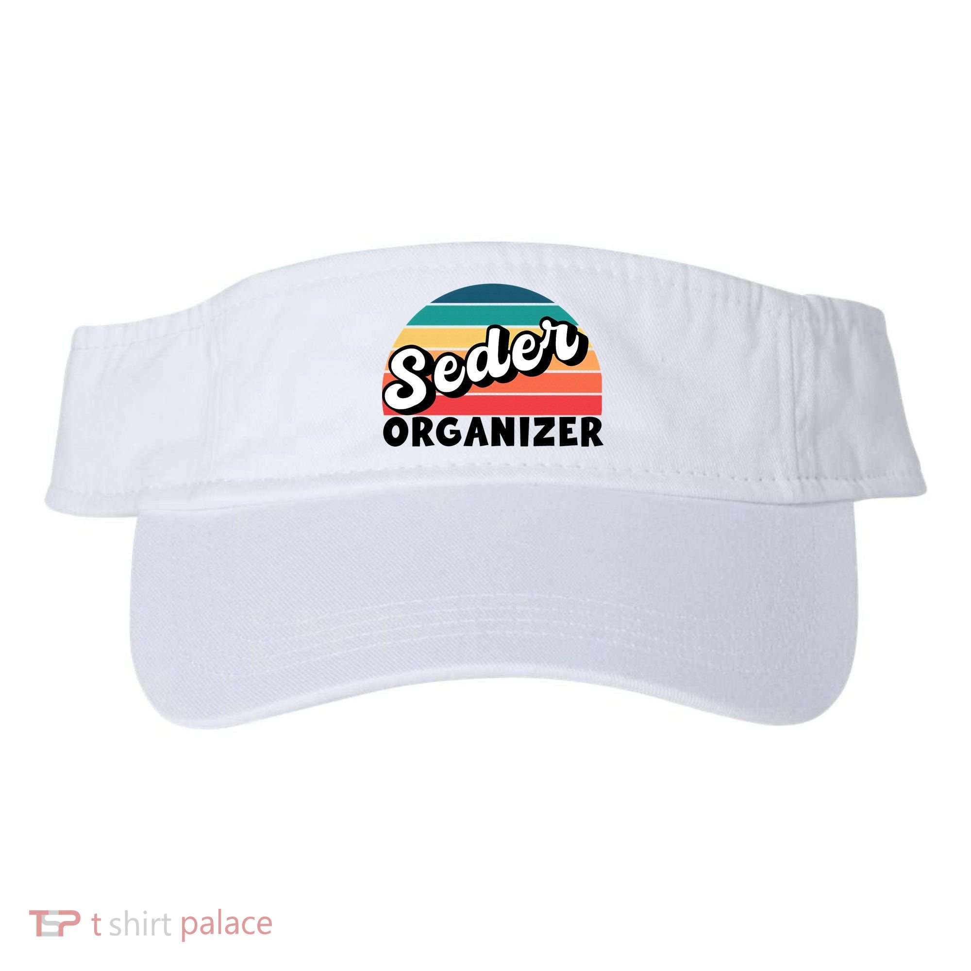 Funny Passover Seder Organizer Jewish Passover Leader Visor