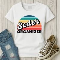 Funny Passover Seder Organizer Jewish Passover Leader Women's T-Shirt thumb 3