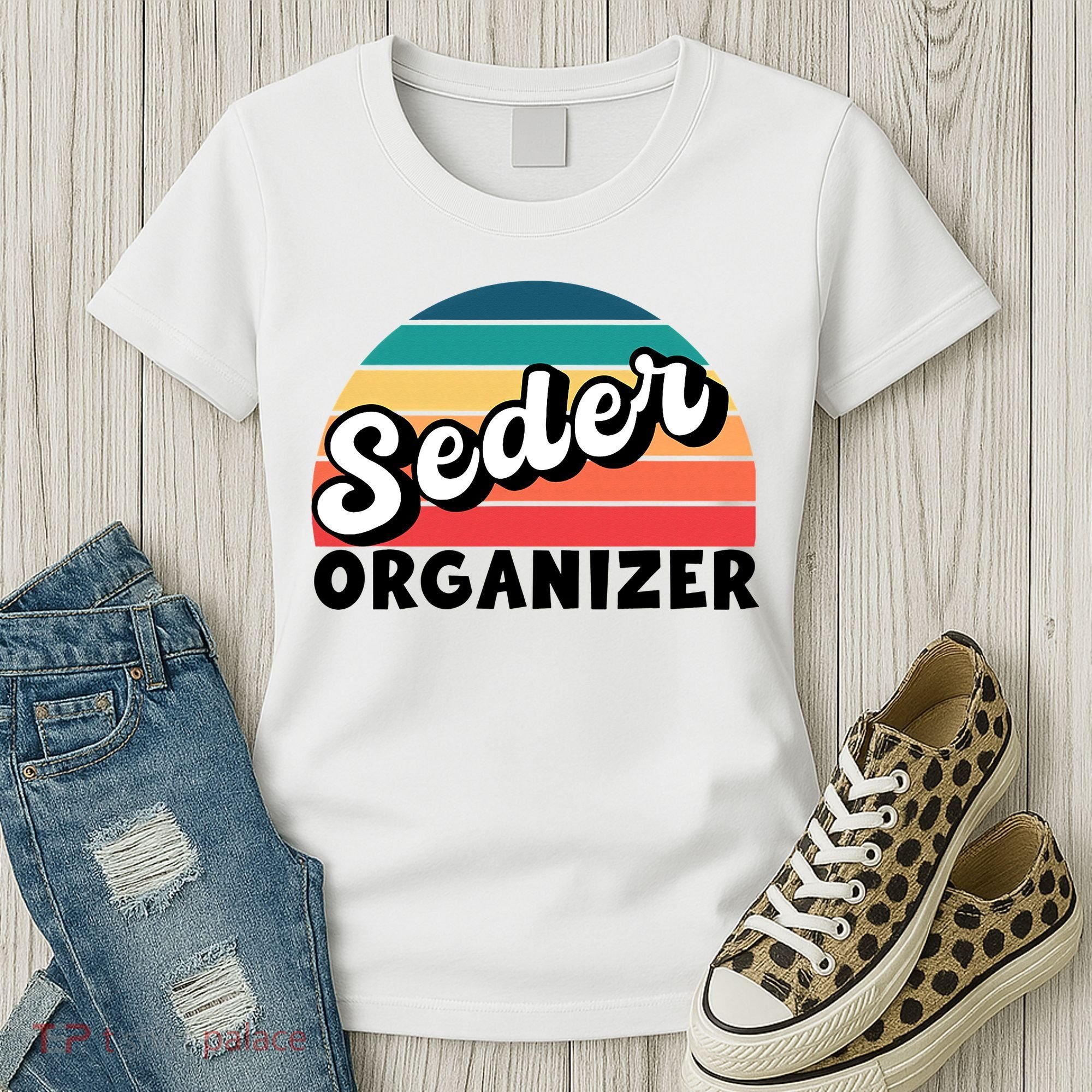Funny Passover Seder Organizer Jewish Passover Leader Women's T-Shirt