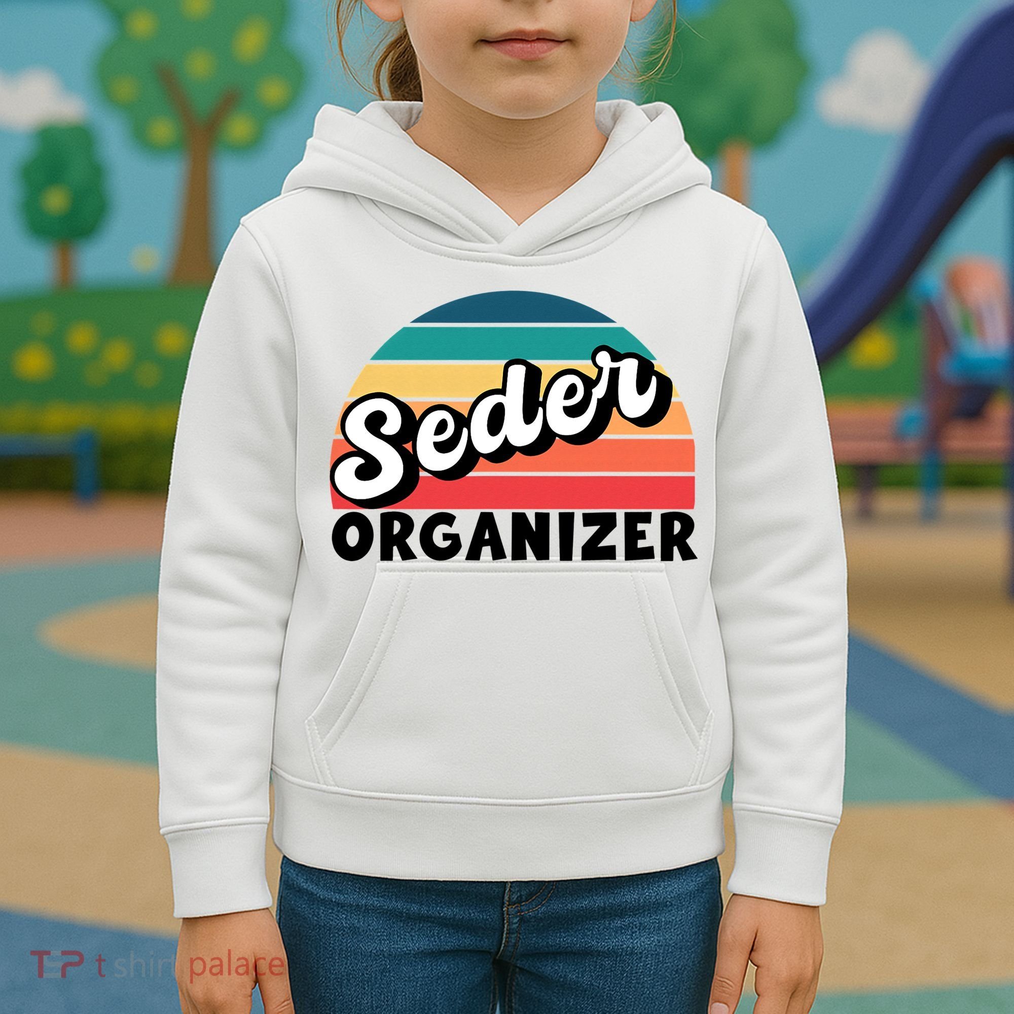 Funny Passover Seder Organizer Jewish Passover Leader Kids Hoodie