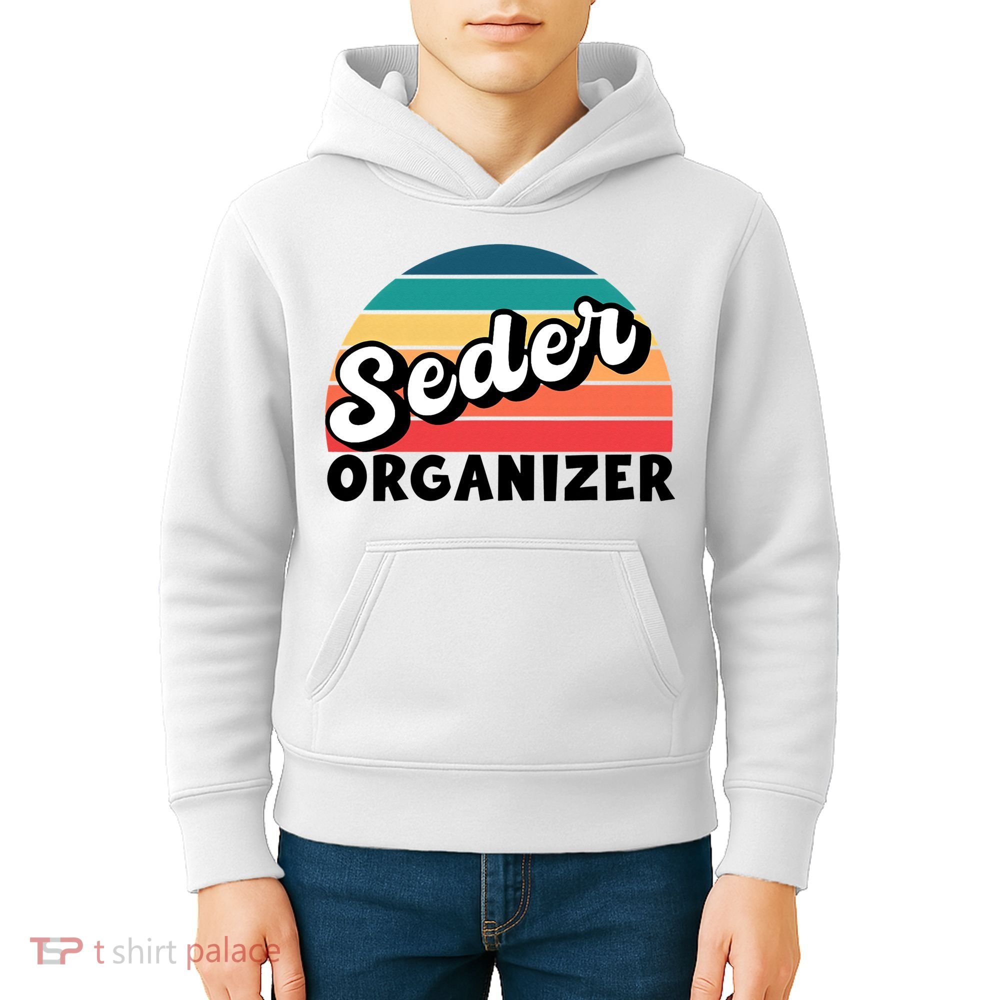 Funny Passover Seder Organizer Jewish Passover Leader Kids Hoodie