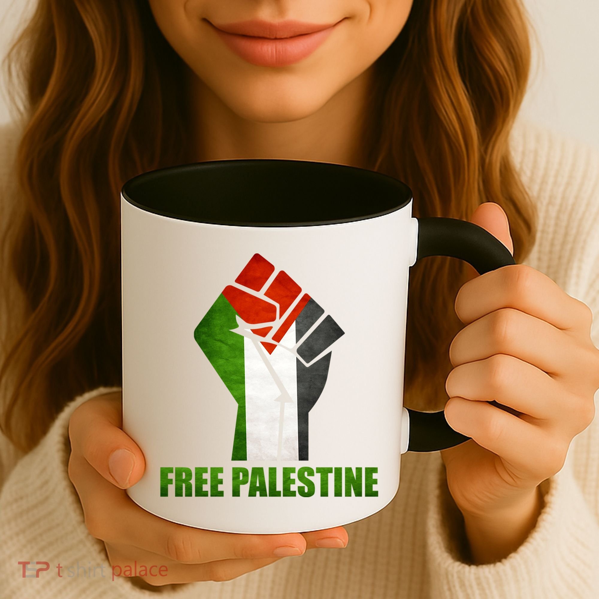 Free Palestine Supports Palestine And Arab Gift Coffee Mug