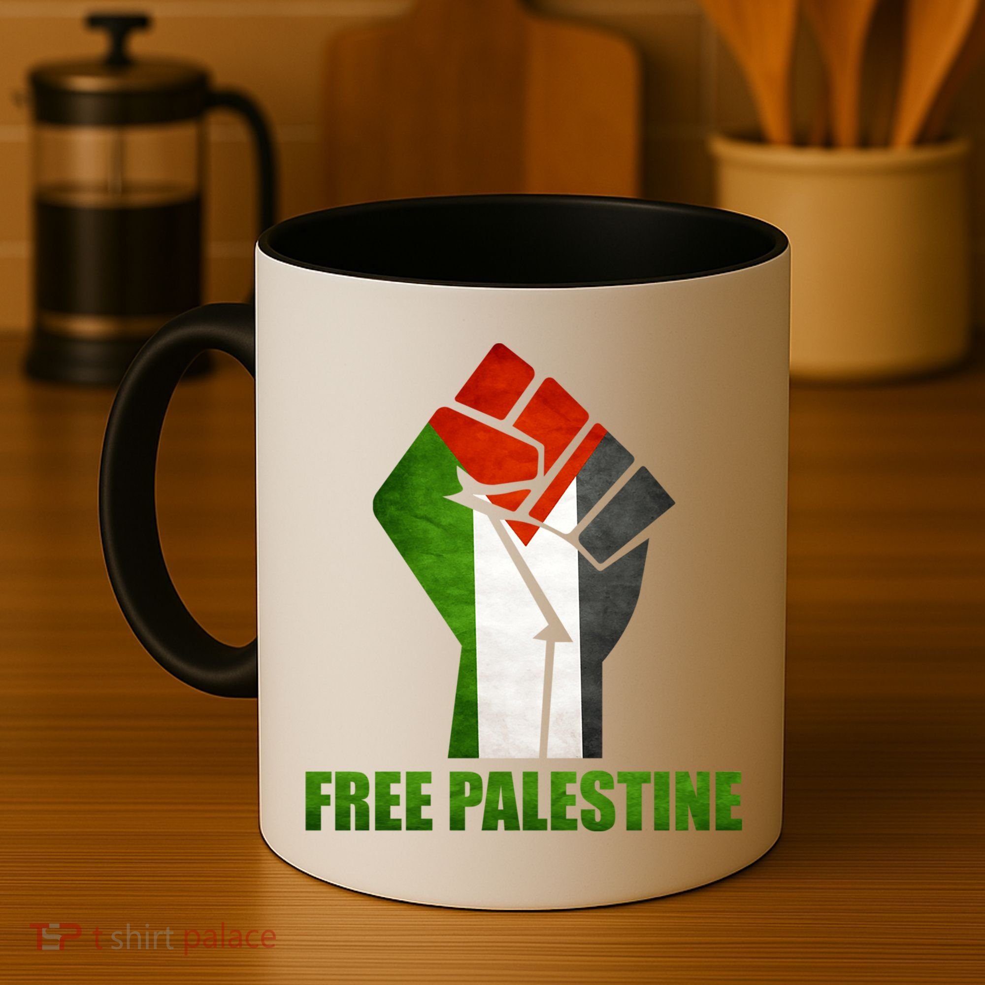 Free Palestine Supports Palestine And Arab Gift Coffee Mug