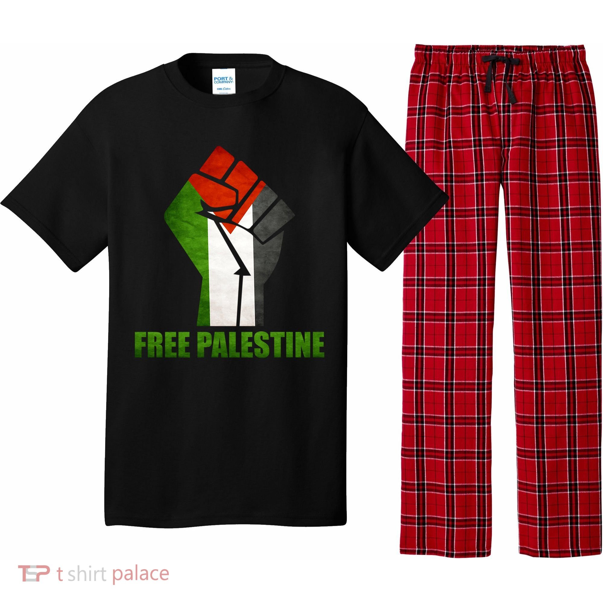 Free Palestine Supports Palestine And Arab Gift Pajama Set