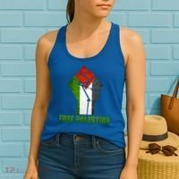 Free Palestine Supports Palestine And Arab Gift Women's Tank Top thumb 2