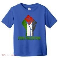Free Palestine Supports Palestine And Arab Gift Toddler T-Shirt thumb 0