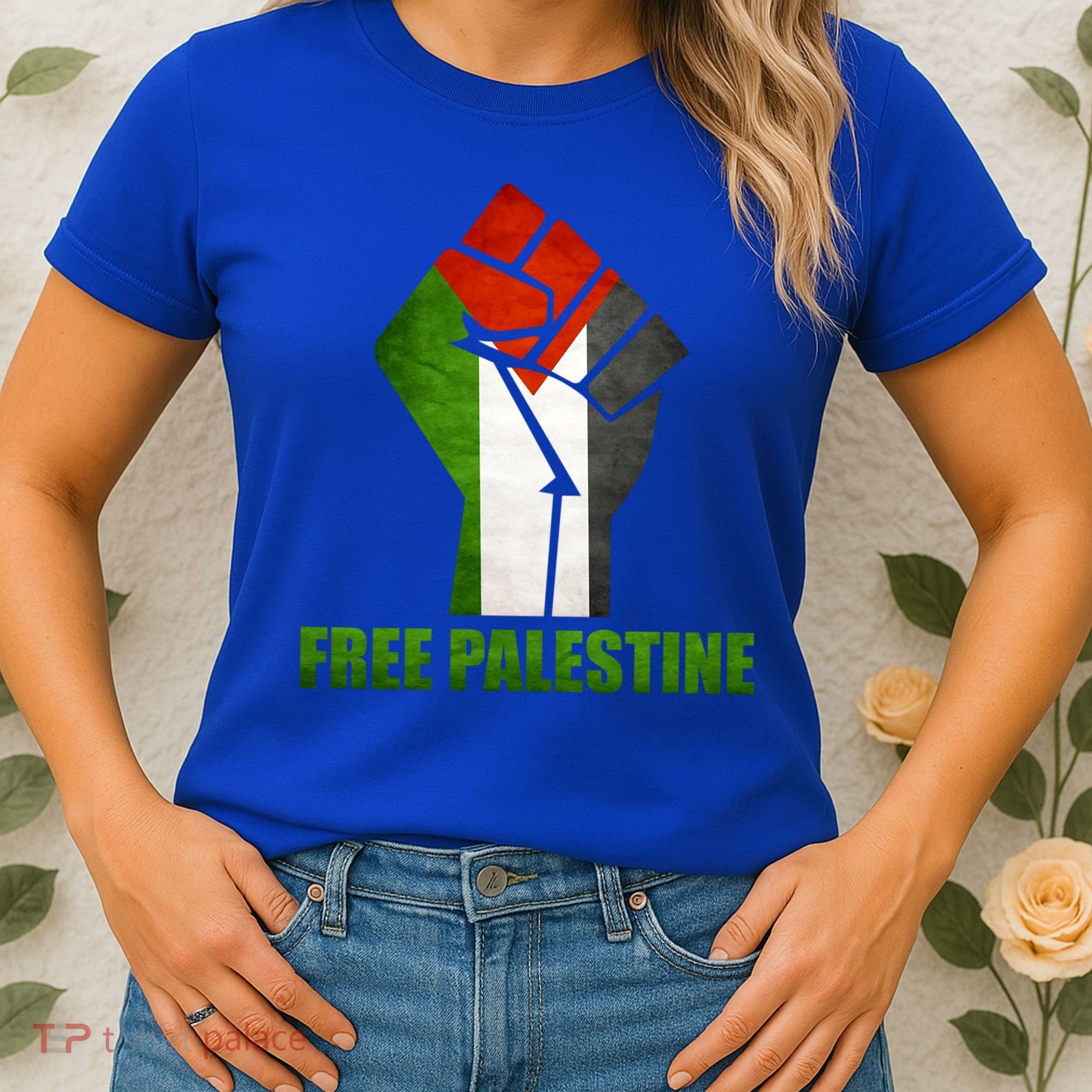 Free Palestine Supports Palestine And Arab Gift Women's T-Shirt