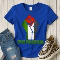 Free Palestine Supports Palestine And Arab Gift Women's T-Shirt thumb 3