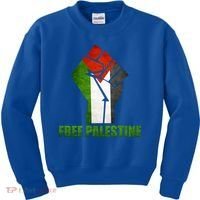 Free Palestine Supports Palestine And Arab Gift Kids Sweatshirt thumb 0