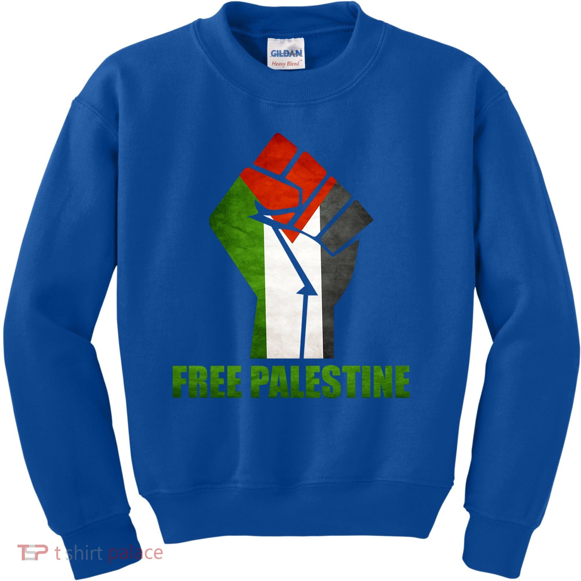 Free Palestine Supports Palestine And Arab Gift Kids Sweatshirt