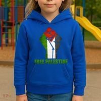 Free Palestine Supports Palestine And Arab Gift Kids Hoodie thumb 3