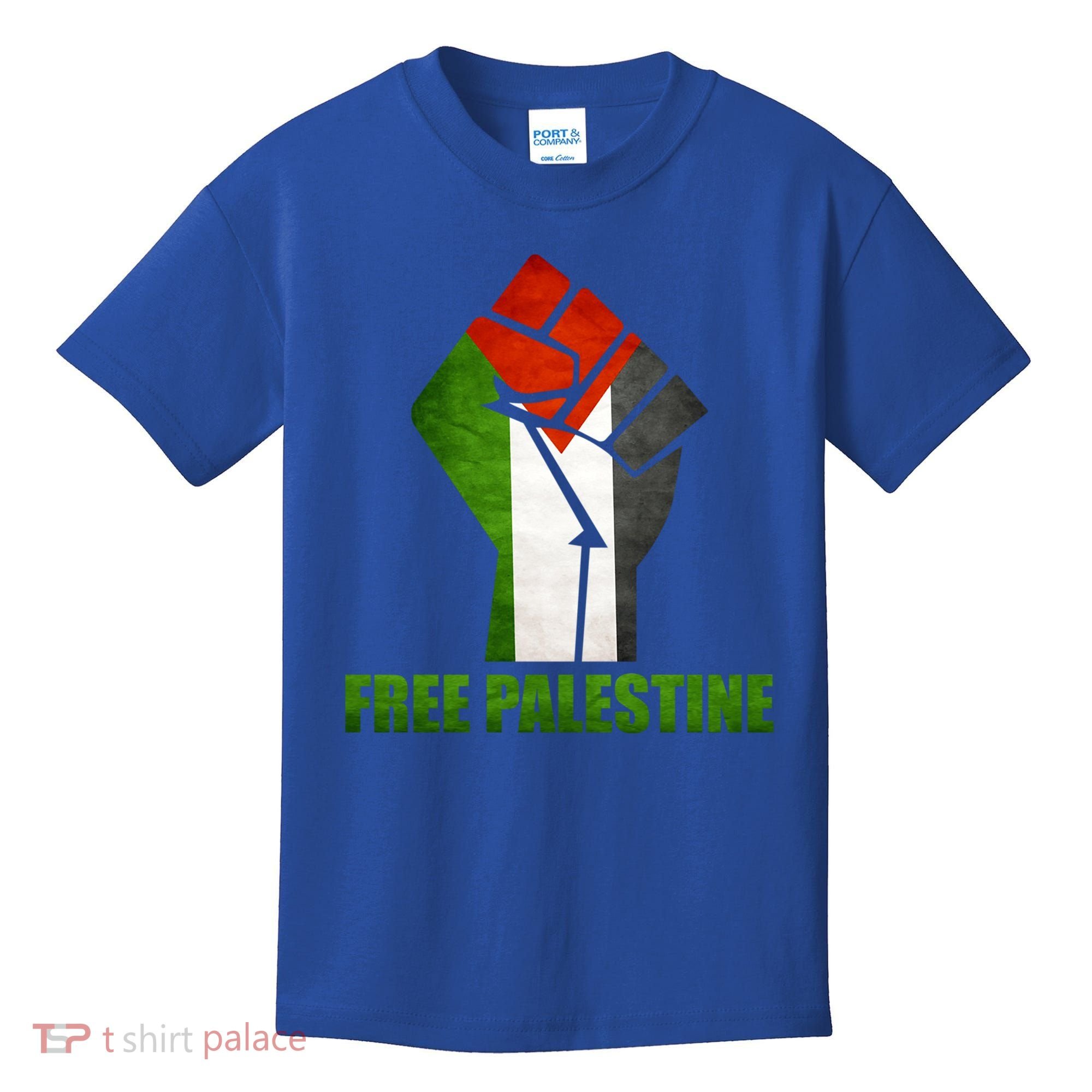 Free Palestine Supports Palestine And Arab Gift Kids T-Shirt