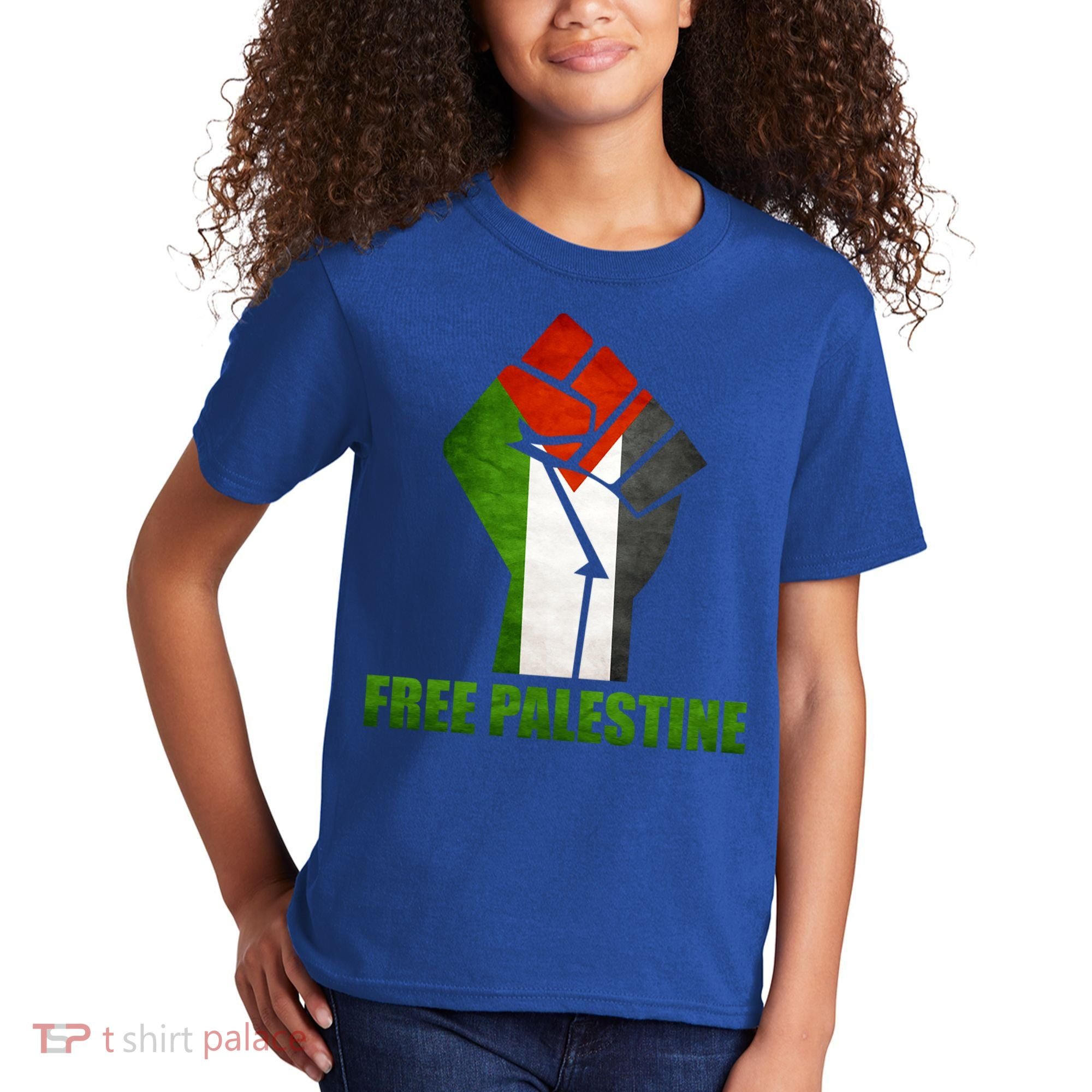 Free Palestine Supports Palestine And Arab Gift Kids T-Shirt