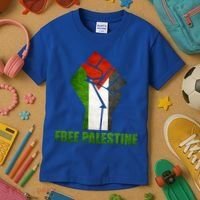 Free Palestine Supports Palestine And Arab Gift Kids T-Shirt thumb 3