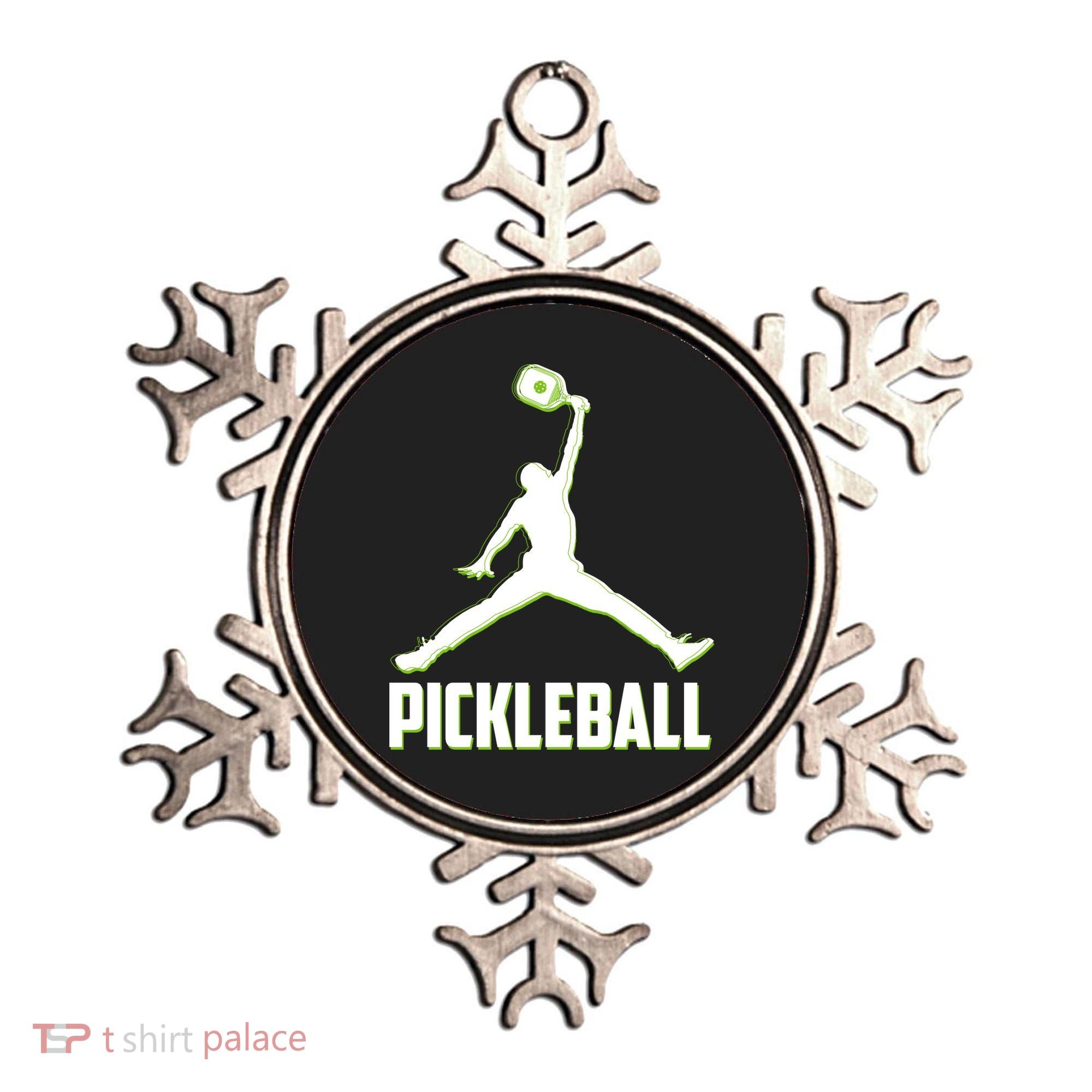 Funny Pickleball Sports Logo Ornament