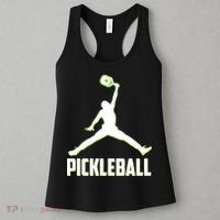 Funny Pickleball Sports Logo Women's Tank Top thumb 3