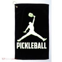 Funny Pickleball Sports Logo Golf Towel thumb 0
