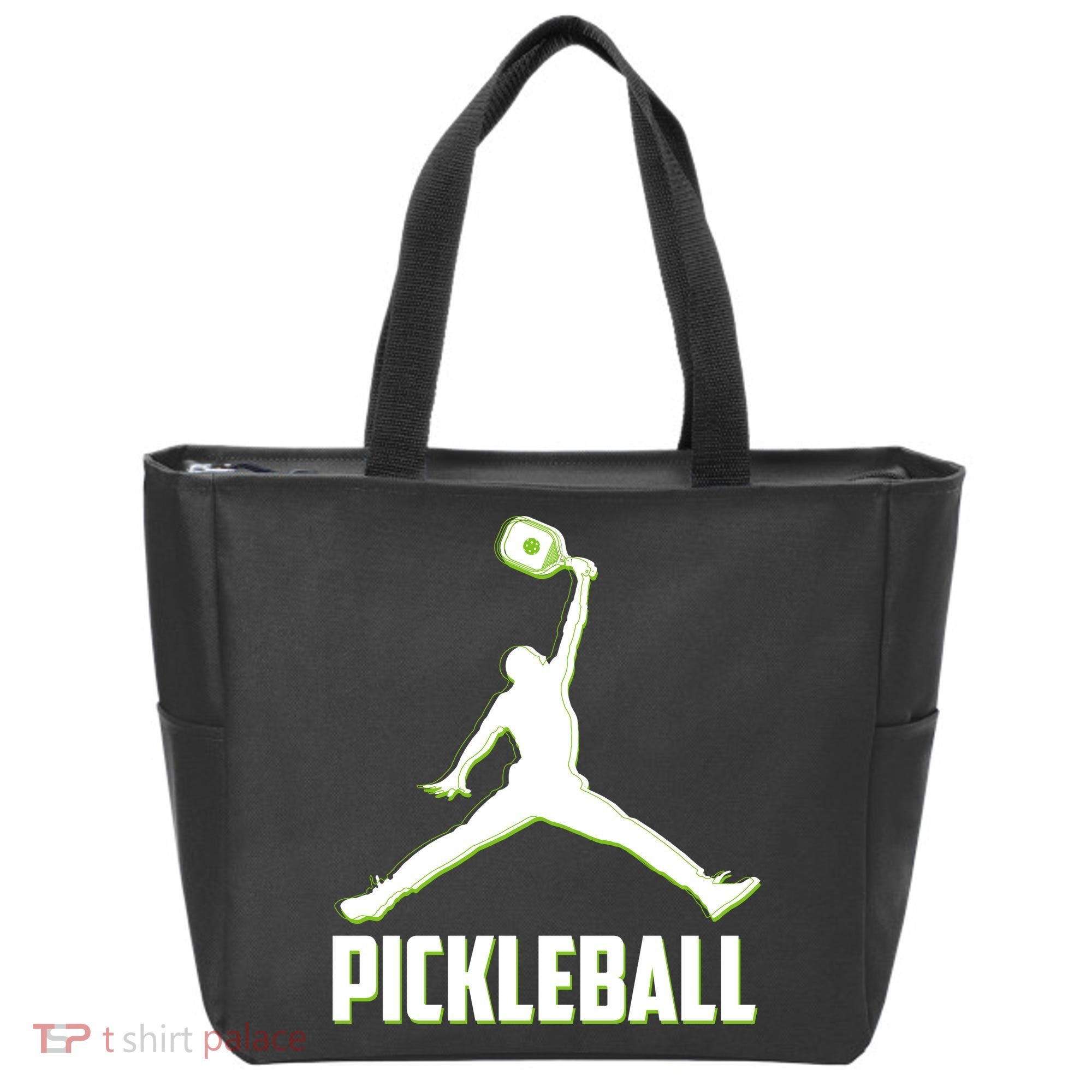 Funny Pickleball Sports Logo Tote Bag