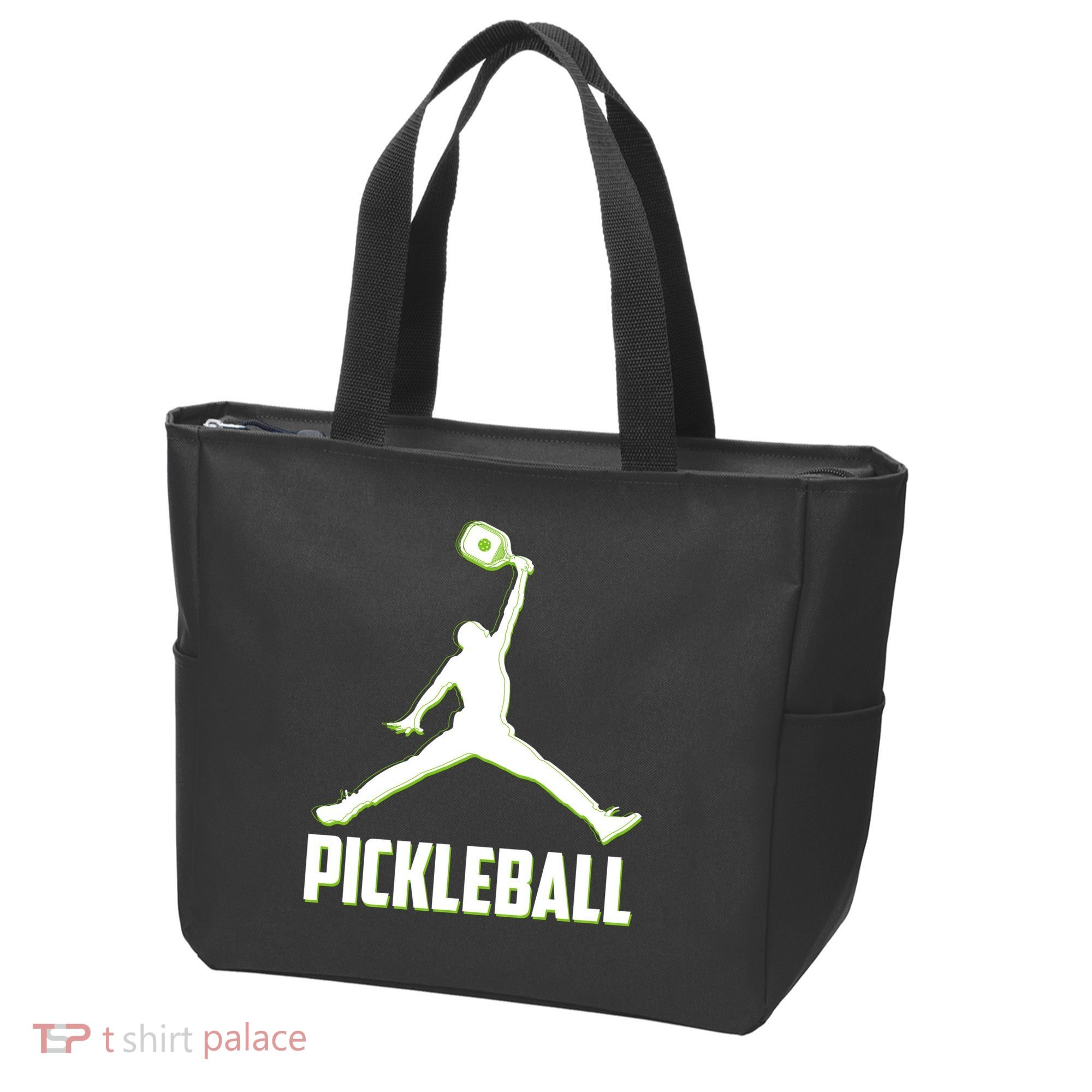 Funny Pickleball Sports Logo Tote Bag
