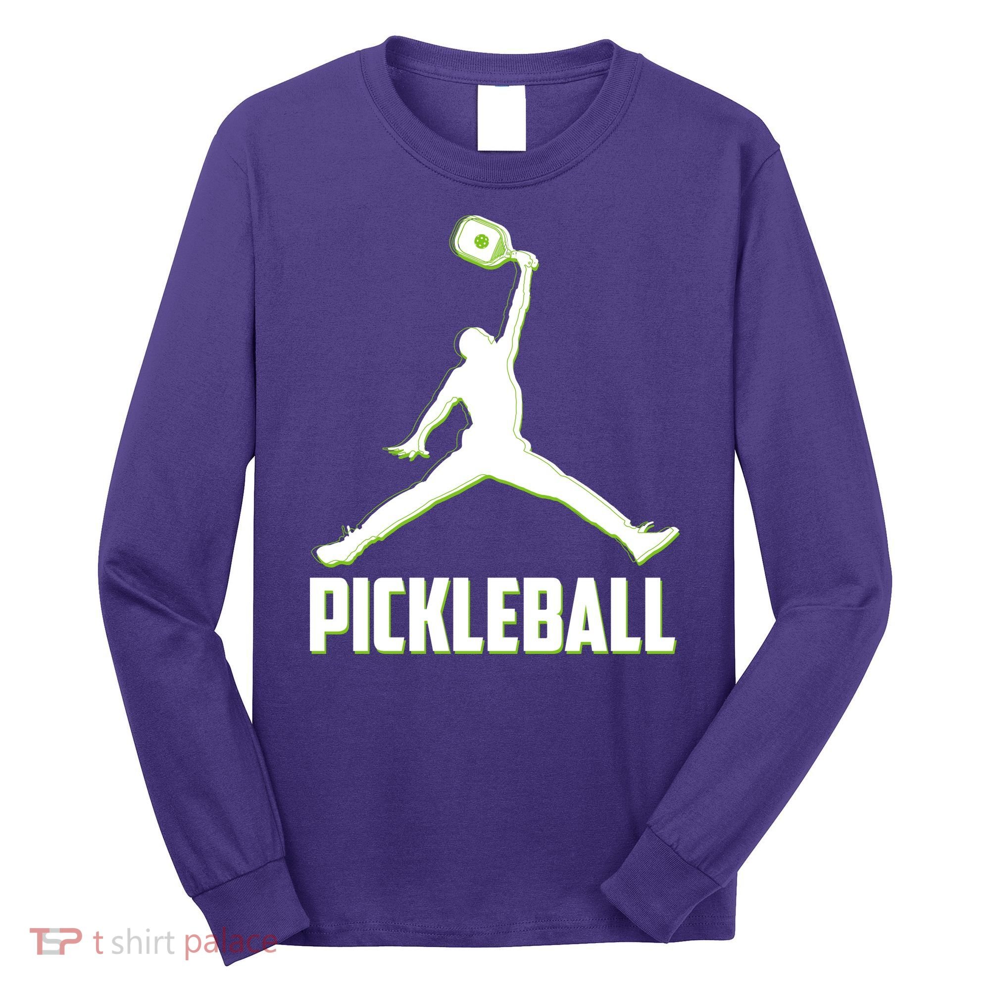 Funny Pickleball Sports Logo Long Sleeve Shirt