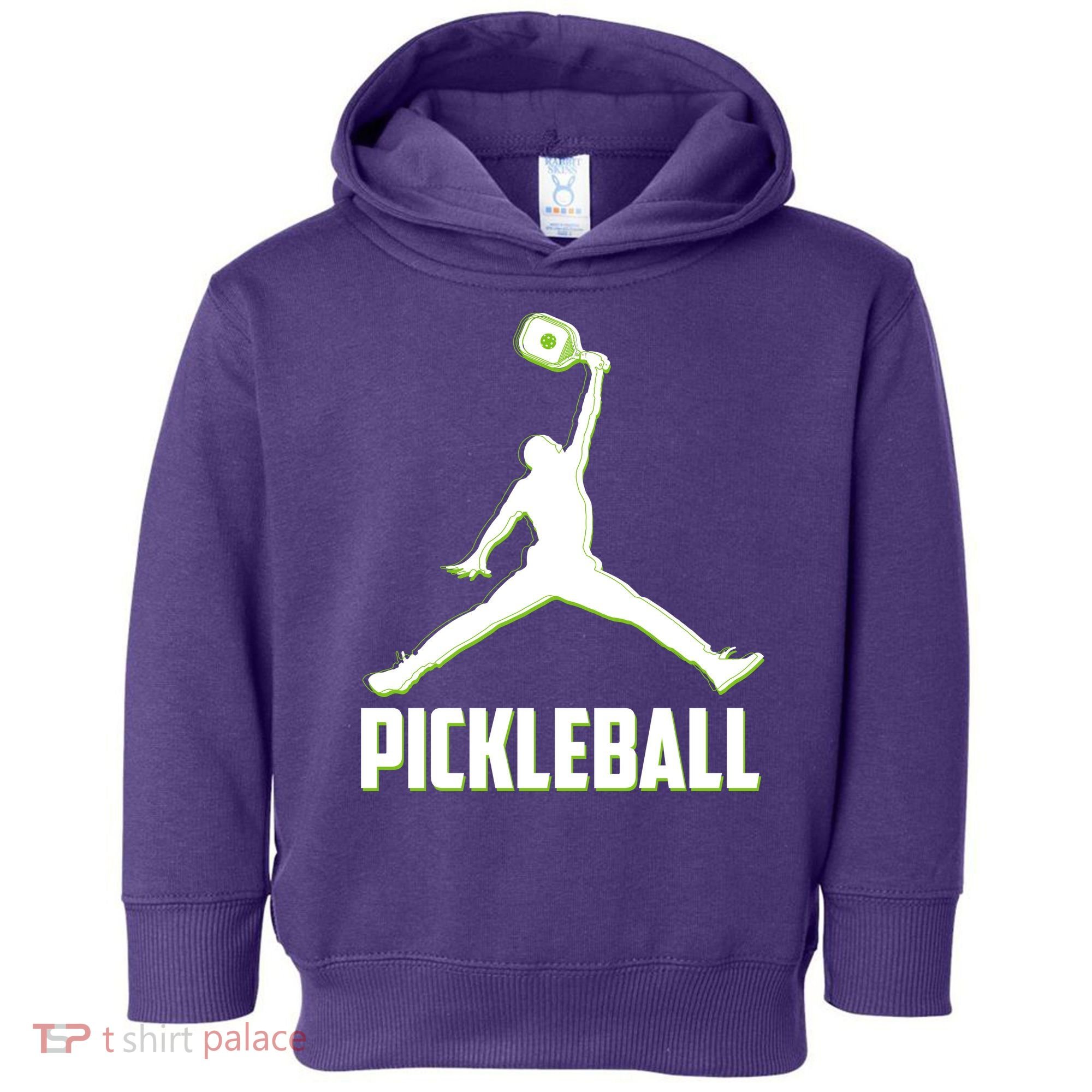 Funny Pickleball Sports Logo Toddler Hoodie
