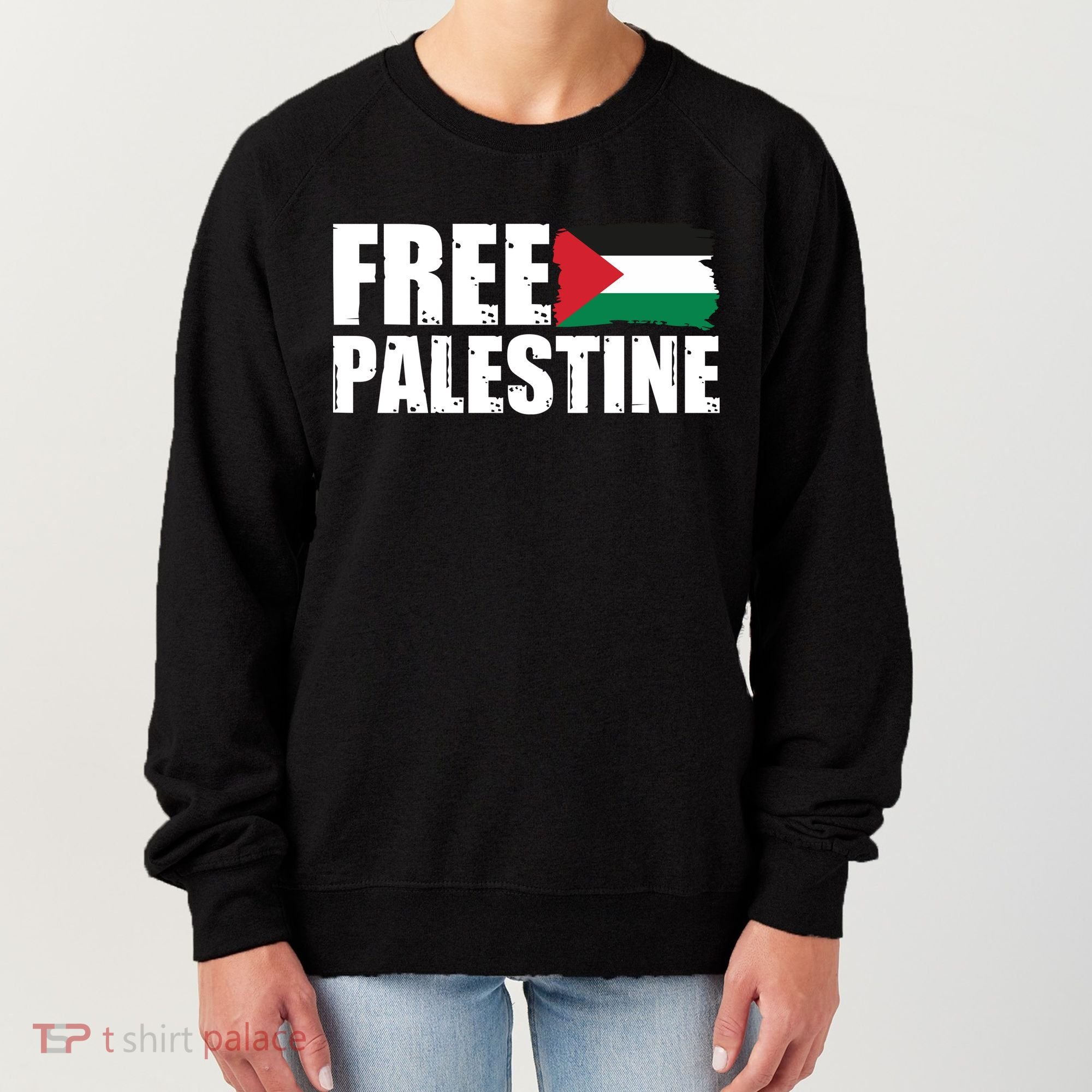 Free Palestine Support Stand With Palestine Women's Sweatshirt