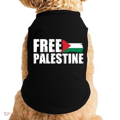 Free Palestine Support Stand With Palestine Doggie Tank