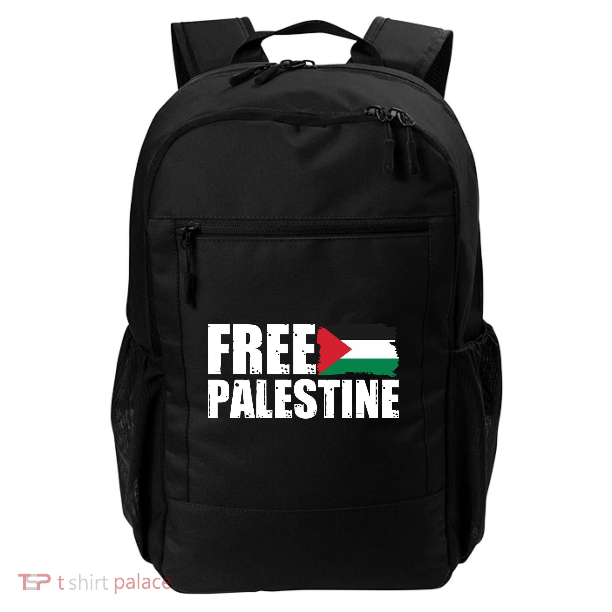 Free Palestine Support Stand With Palestine Backpack