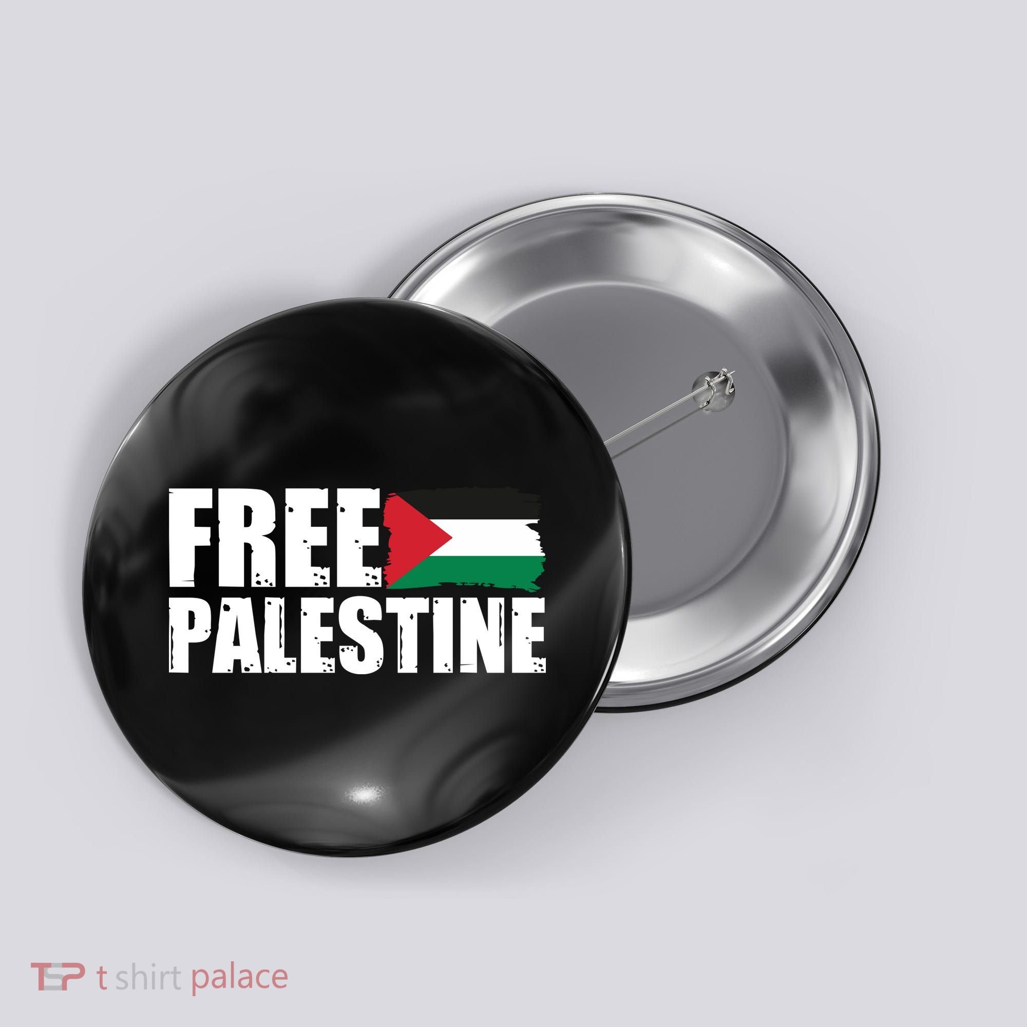 Free Palestine Support Stand With Palestine Button