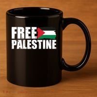 Free Palestine Support Stand With Palestine 11oz C Handle Ceramic Mug thumb 3