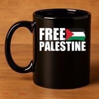 Free Palestine Support Stand With Palestine 11oz C Handle Ceramic Mug thumb 4