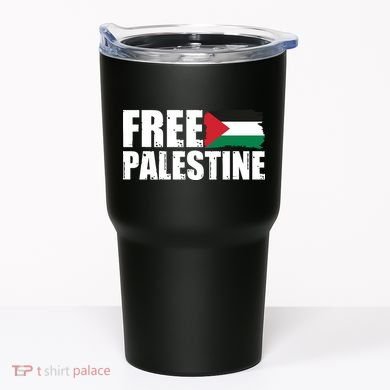 Free Palestine Support Stand With Palestine Tumbler