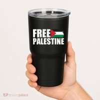 Free Palestine Support Stand With Palestine Tumbler thumb 2