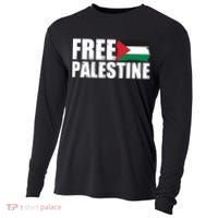 Free Palestine Support Stand With Palestine Cooling Performance Long Sleeve Crew thumb 0