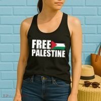 Free Palestine Support Stand With Palestine Women's Tank Top thumb 2