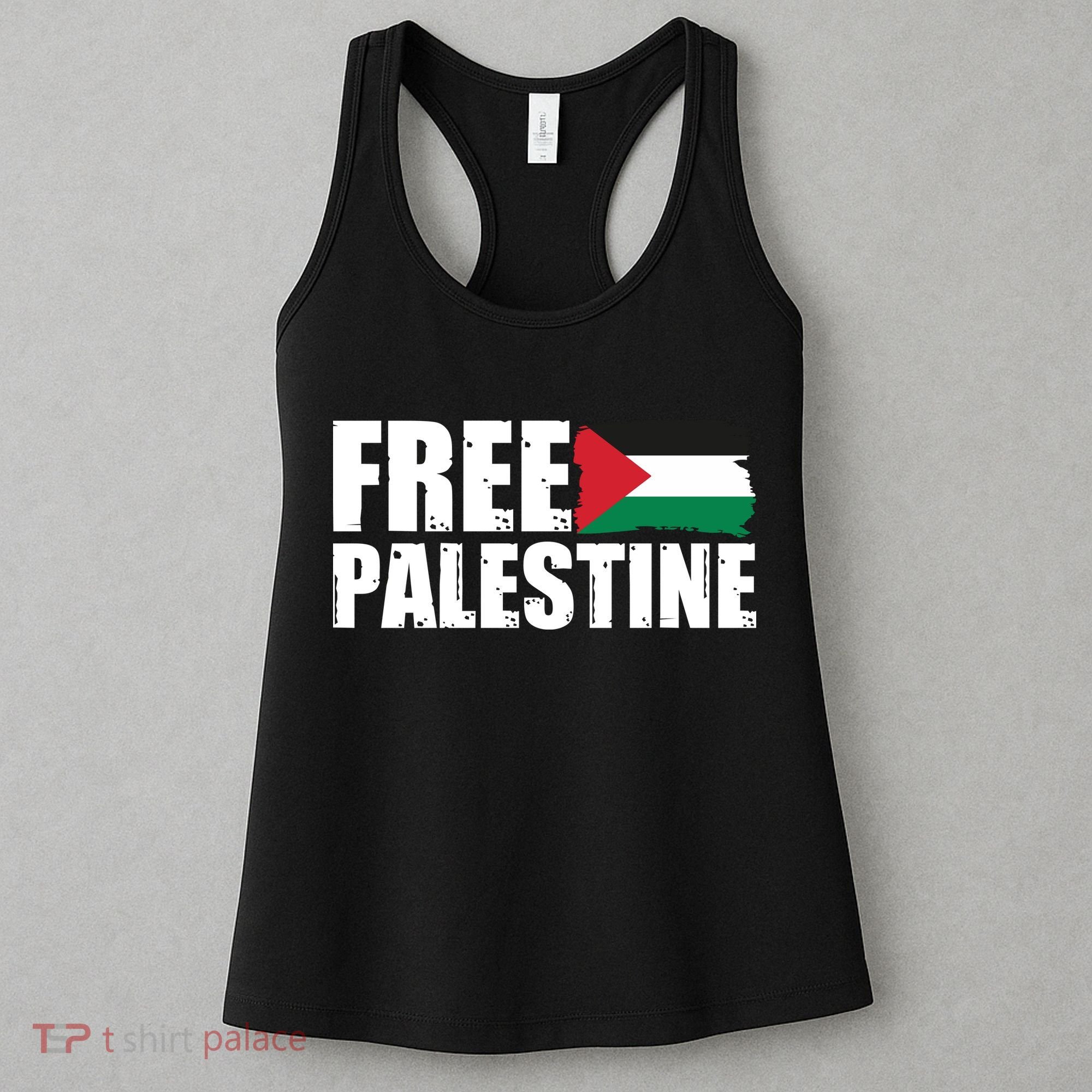 Free Palestine Support Stand With Palestine Women's Tank Top