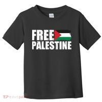 Free Palestine Support Stand With Palestine Toddler T-Shirt thumb 0