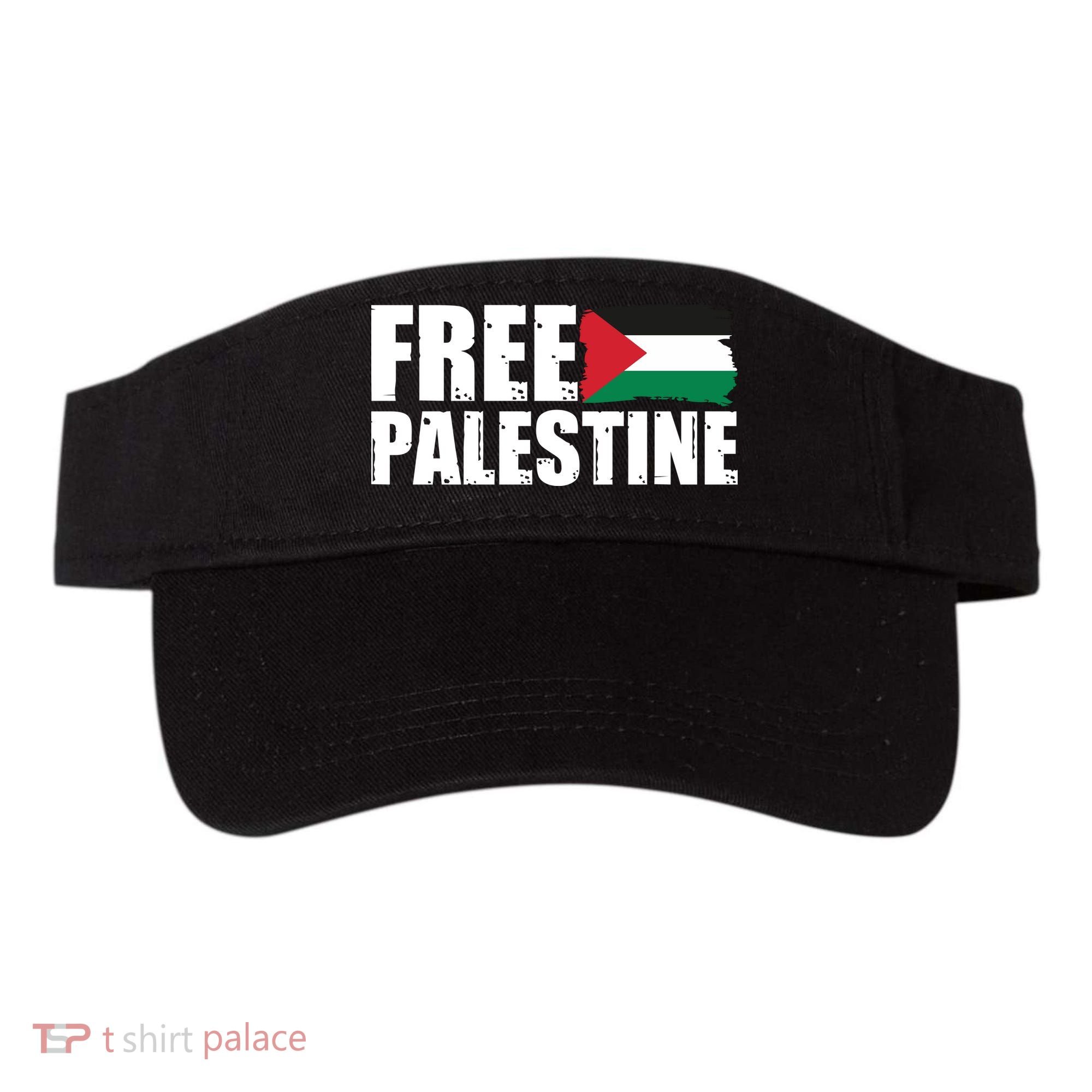 Free Palestine Support Stand With Palestine Visor