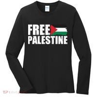 Free Palestine Support Stand With Palestine Women's Long Sleeve Shirt thumb 0