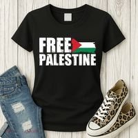 Free Palestine Support Stand With Palestine Women's T-Shirt thumb 3