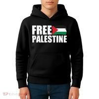 Free Palestine Support Stand With Palestine Kids Hoodie thumb 4