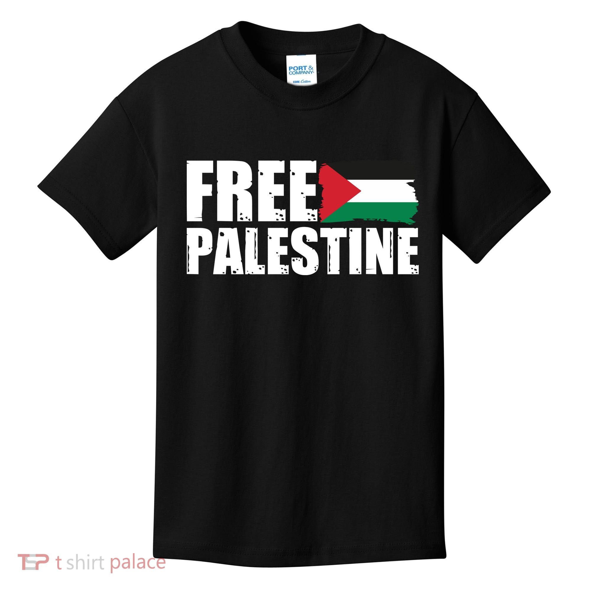 Free Palestine Support Stand With Palestine Kids T-Shirt