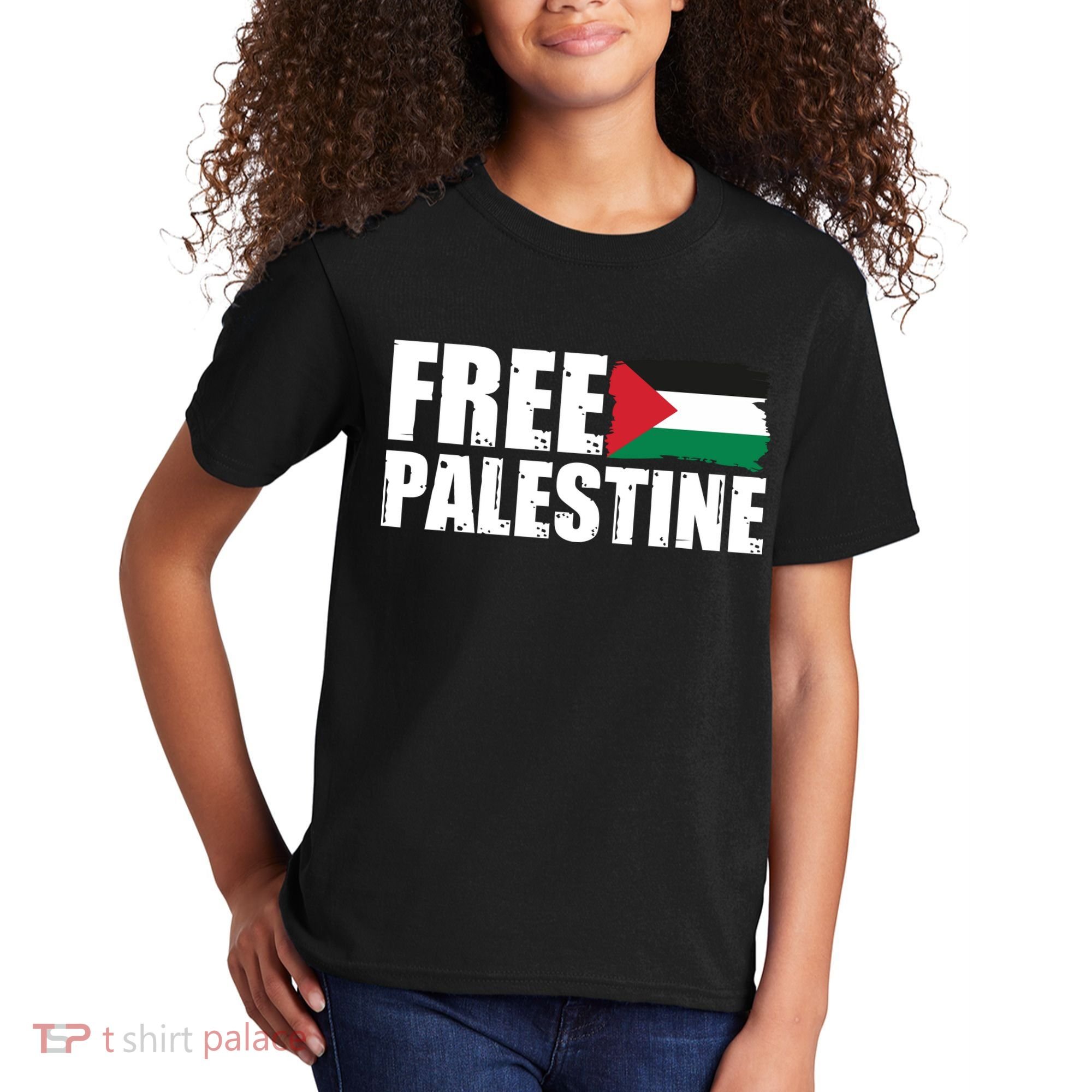Free Palestine Support Stand With Palestine Kids T-Shirt