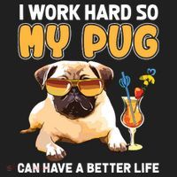 Funny Pug Shirts Pug Lover Gifts Women's Sweatshirt thumb 2