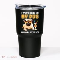Funny Pug Shirts Pug Lover Gifts Tumbler thumb 0