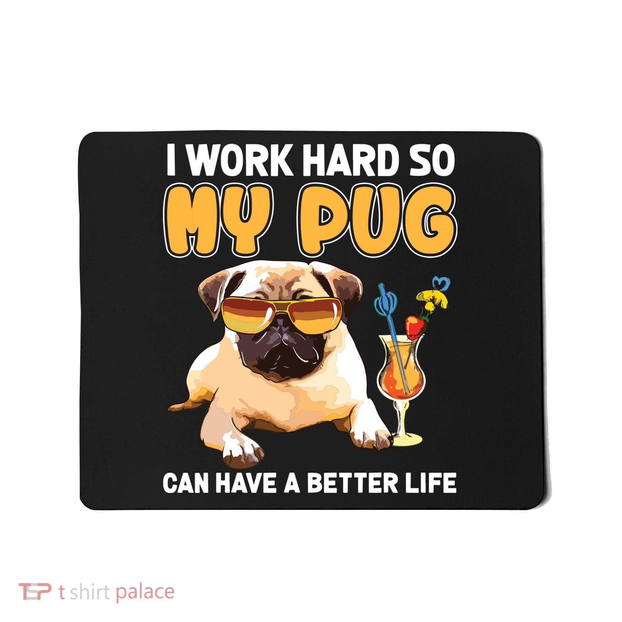 Funny Pug Shirts Pug Lover Gifts Mousepad