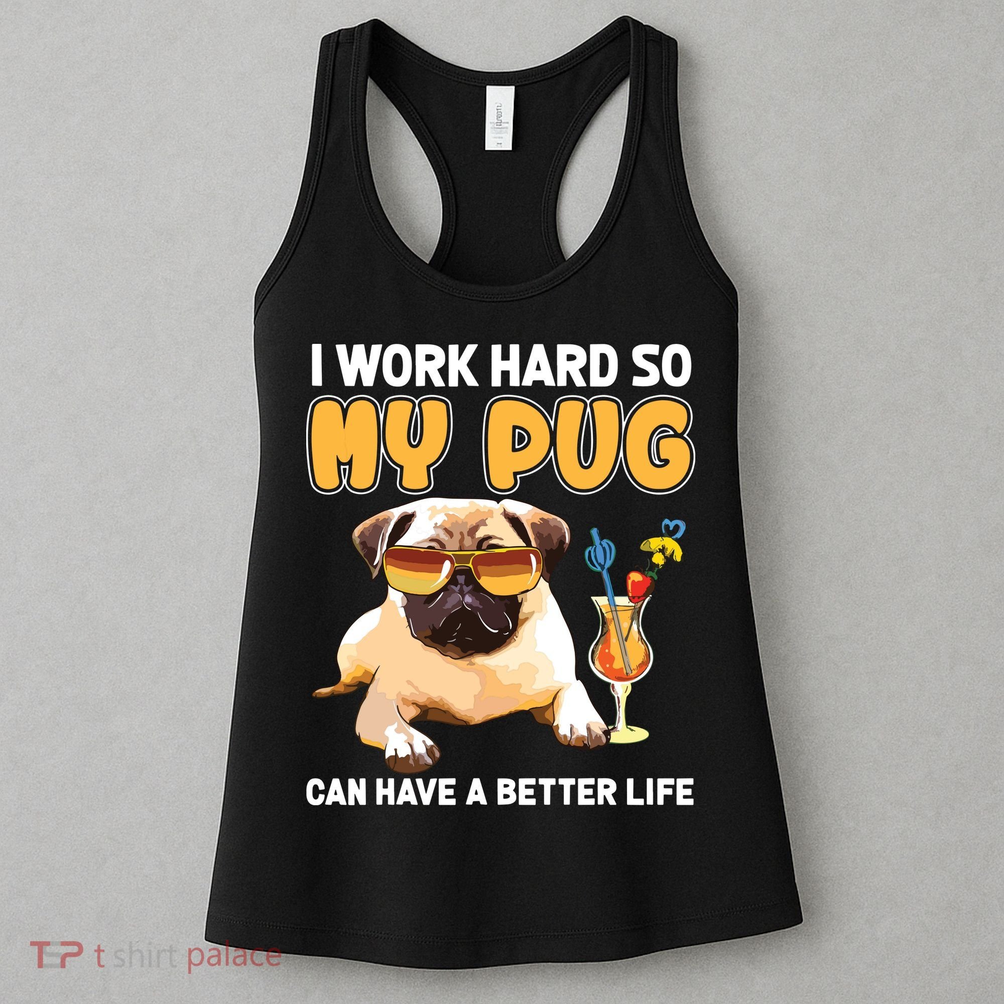 Funny Pug Shirts Pug Lover Gifts Women's Tank Top