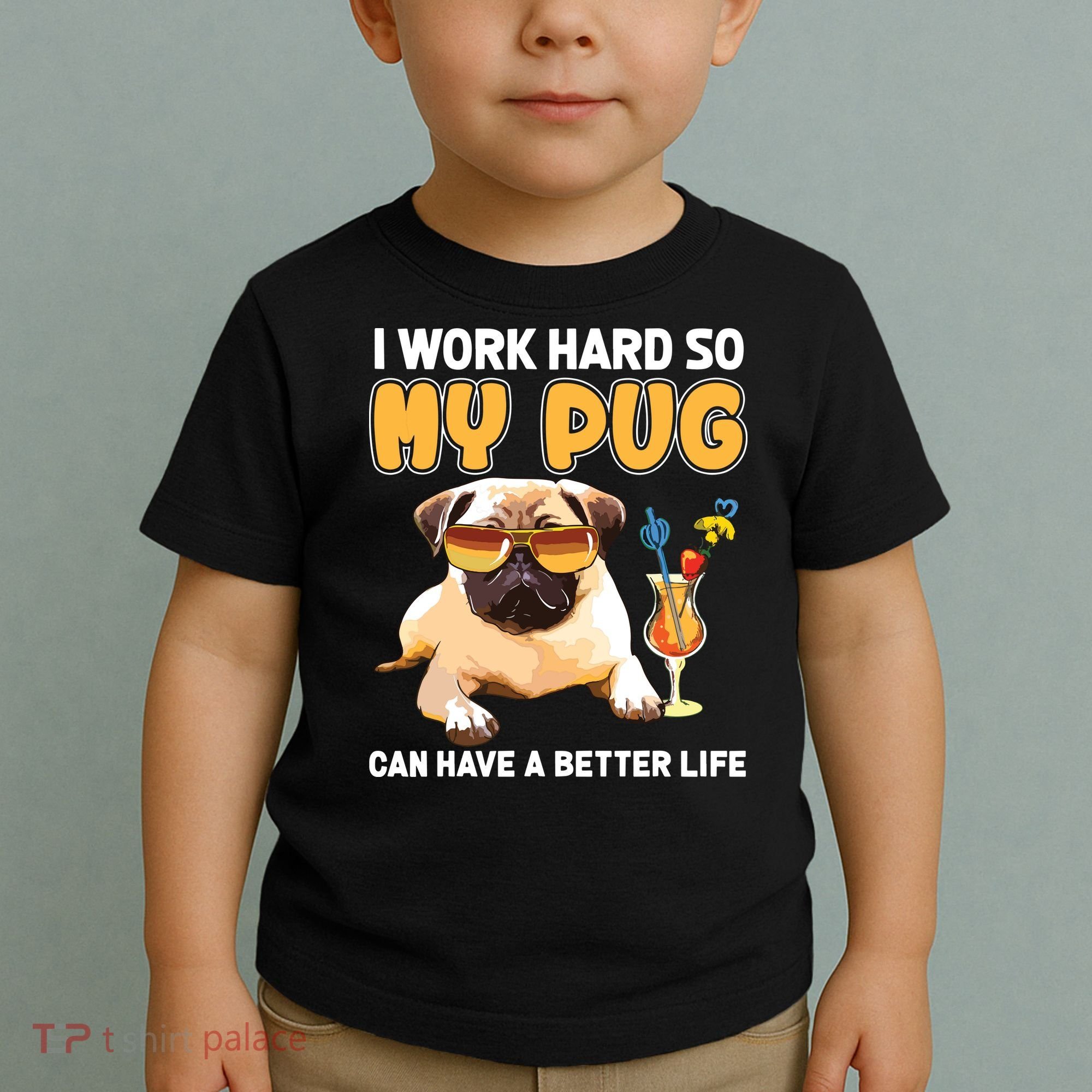 Funny Pug Shirts Pug Lover Gifts Toddler T-Shirt